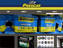 Tablet Screenshot of pneucar.com.br